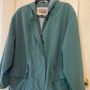 Vintage Utex Rain Jacket with Hood, Size L